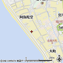 富山県黒部市生地阿弥陀堂1117-2周辺の地図