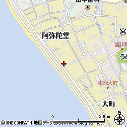 富山県黒部市生地阿弥陀堂1117周辺の地図