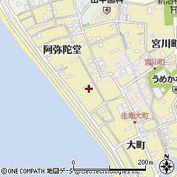 富山県黒部市生地822周辺の地図