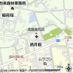 福島県いわき市勿来町窪田酒井原周辺の地図