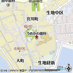富山県黒部市生地経新3521周辺の地図