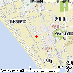 富山県黒部市生地725周辺の地図
