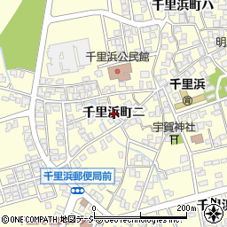 石川県羽咋市千里浜町ニ周辺の地図