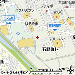 石川県羽咋市石野町ト40周辺の地図