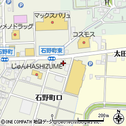 石川県羽咋市石野町ロ周辺の地図