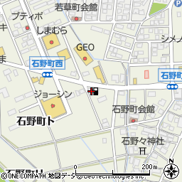 石川県羽咋市石野町ホ周辺の地図