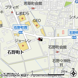 石川県羽咋市石野町（ホ）周辺の地図