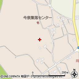 栃木県大田原市今泉周辺の地図