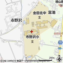 大田原市立市野沢小学校周辺の地図