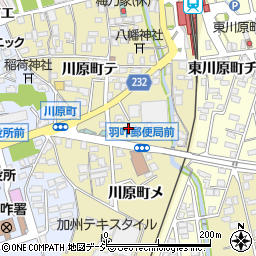 石川県羽咋市川原町テ85周辺の地図