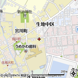 富山県黒部市生地822-2周辺の地図