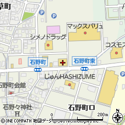 ネッツトヨタ石川　羽咋店周辺の地図