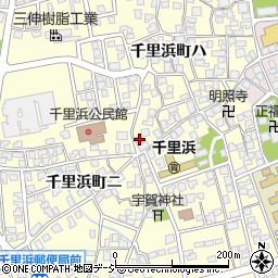 石川県羽咋市千里浜町ハ96周辺の地図