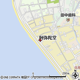 富山県黒部市生地阿弥陀堂1093-6周辺の地図