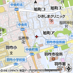 石川県羽咋市旭町ア134-1周辺の地図