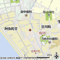 富山県黒部市生地阿弥陀堂903-1周辺の地図