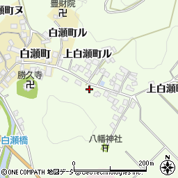 石川県羽咋市上白瀬町コ周辺の地図