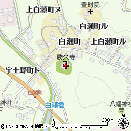 勝久寺周辺の地図