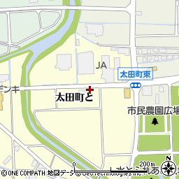 石川県羽咋市太田町と周辺の地図