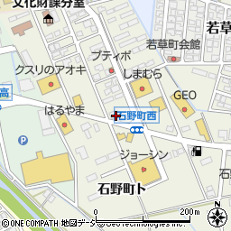 石川県羽咋市石野町ト12-1周辺の地図