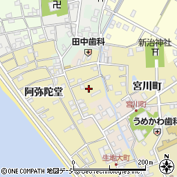 富山県黒部市生地阿弥陀堂4407-5周辺の地図