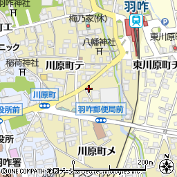 石川県羽咋市川原町テ55周辺の地図