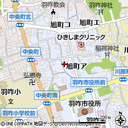 石川県羽咋市旭町ア122周辺の地図