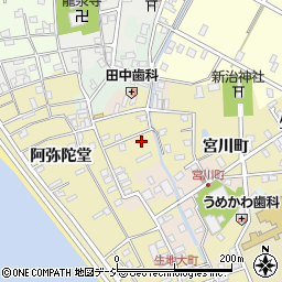 富山県黒部市生地阿弥陀堂4407-2周辺の地図