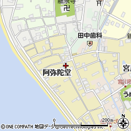 富山県黒部市生地阿弥陀堂周辺の地図