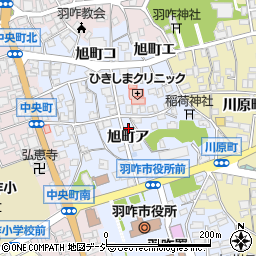 石川県羽咋市旭町ア118周辺の地図