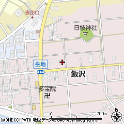 富山県黒部市飯沢844周辺の地図