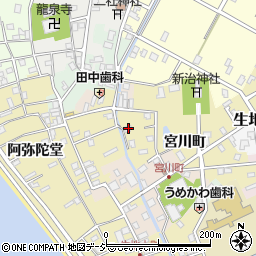富山県黒部市生地阿弥陀堂858-1周辺の地図