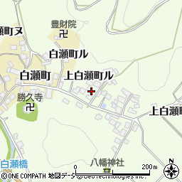 石川県羽咋市上白瀬町ル周辺の地図