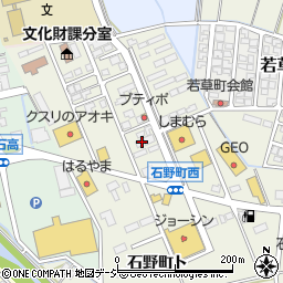 石川県羽咋市石野町ト15-1周辺の地図