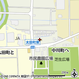 ファミリーマート羽咋中川店周辺の地図