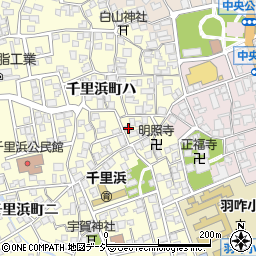石川県羽咋市千里浜町ハ85周辺の地図