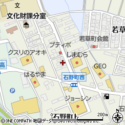 石川県羽咋市石野町ト15-5周辺の地図