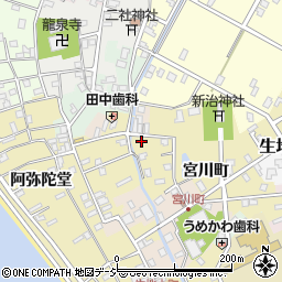富山県黒部市生地868-1周辺の地図