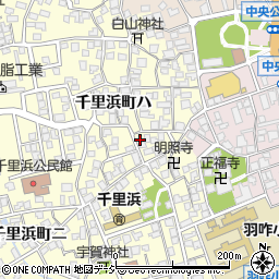 石川県羽咋市千里浜町ハ84周辺の地図