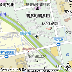 石川県羽咋市鶴多町周辺の地図