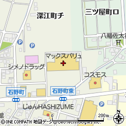 マックスバリュ羽咋店周辺の地図