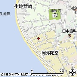 富山県黒部市生地阿弥陀堂1025周辺の地図