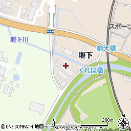 福島県いわき市錦町堰下周辺の地図