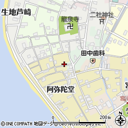 富山県黒部市生地阿弥陀堂4381周辺の地図