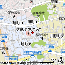 石川県羽咋市旭町ア50周辺の地図