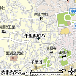 石川県羽咋市千里浜町ハ75周辺の地図