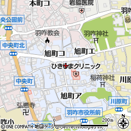 石川県羽咋市旭町ア35-1周辺の地図