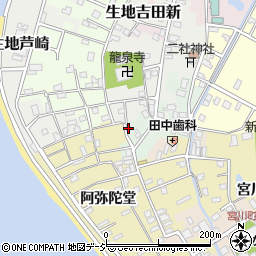 富山県黒部市生地経新4362-1周辺の地図