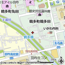 石川県羽咋市鶴多町鶴多田1周辺の地図
