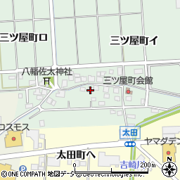 石川県羽咋市三ツ屋町（イ）周辺の地図